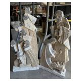 Wood nativity