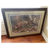 Framed wild life decor
