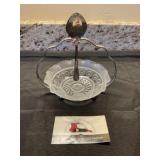 Vintage caviar dish