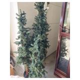Three 2-  4 ft lighted trees