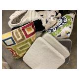 Tote of blankets and pillows