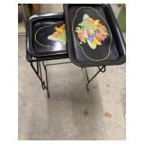 Vintage metal trays