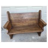 Wooden Pew