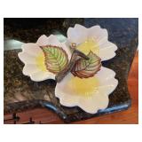 Vintage ceramic divided dish