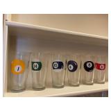 Billiard ball glasses