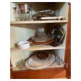 Glassware, dishes and misc