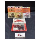MF tractors and IH balers