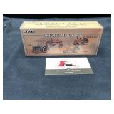 Historical toy tractor set