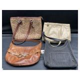 Purses Marked Coach, Alibi, Nine West, Marlo
