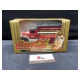 Coca Cola die cast truck bank