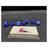 Blue Slag Marbles