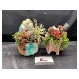 Vintage ceramic planters