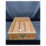 Vintage wood fruit box
