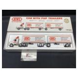 Ertl HWI Cab with Pup Trailers