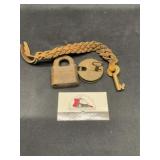 Vintage  paddle locks