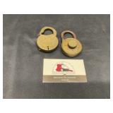 Vintage paddle locks