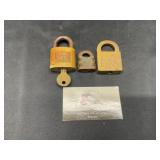 Vintage paddle locks