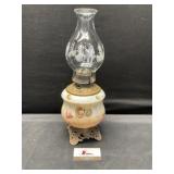 Fostoria glass oil lamp