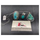 Size 8 Turquoise, Size 7 Turquoise and Necklace
