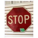 Stop sign 24 in