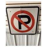 No parking sign