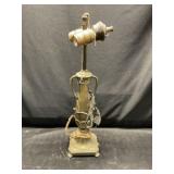 20 in brass lamp