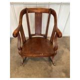 Vintage wooden rocker