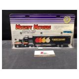 Kenworth truck with Northland motor oils trailer