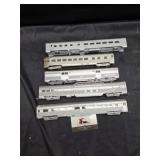 Vintage Plastic Santa Fe Train Cars