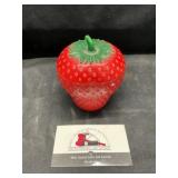Hazel Atlas glass strawberry dish