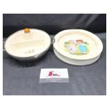 Vintage  childs ceramic dinnerware