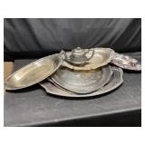 Silver like trays