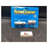 Farm country four-wheel-drive pick up with an