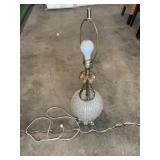 Vintage glass lamp