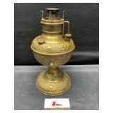 Brass oil lamp