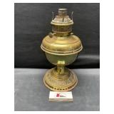 Brass oil lamp