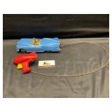 Vintage Marx remote rocket control car