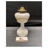 Milk glass lamp