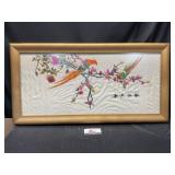 Hand sewn framed wall decor