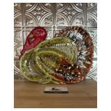 MCM ceramic turkey platter