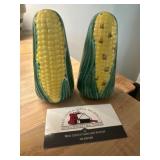 Ceramic ear of corn salt and pepper shakers
