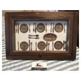 Shadowbox art of vintage children