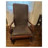 Vintage upholstered rocker