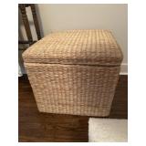 Wicker storage chest