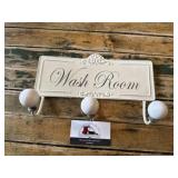 Metal Wash Room hooks
