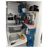 Pots and pans, kitchen utensils, misc