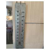 Galvanized thermometer