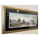 Framed farm art