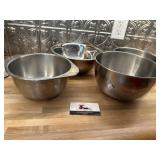 Stainless steel mixing bowls