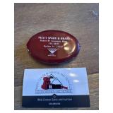 Harlan, IA advertising coin wallet